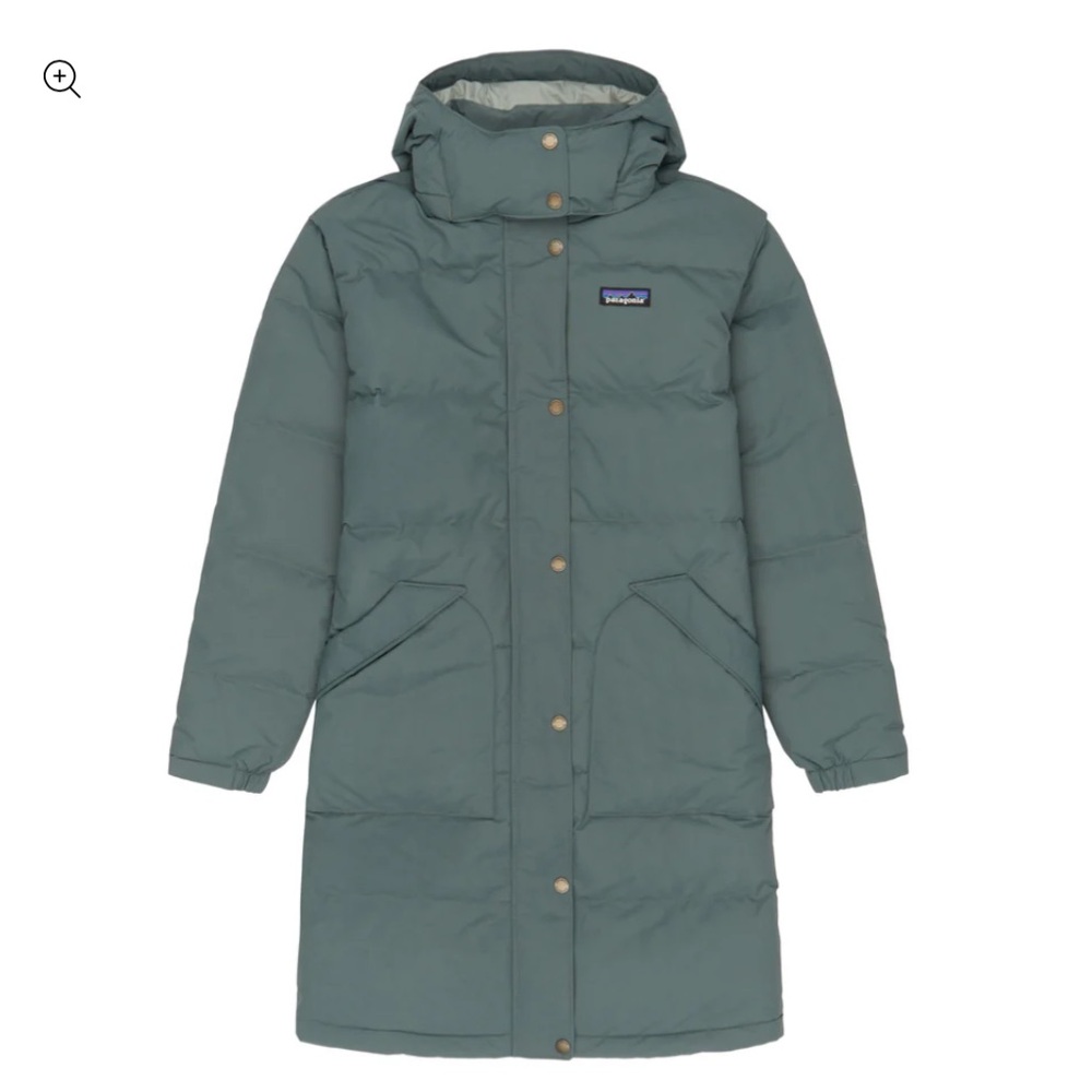 NWOT Patagonia Down Drift Parka Women’s Nouveau Green